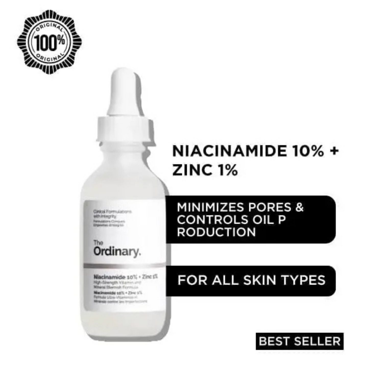 The Ordinary Niacinamide 10% + Zinc 1%  Serum